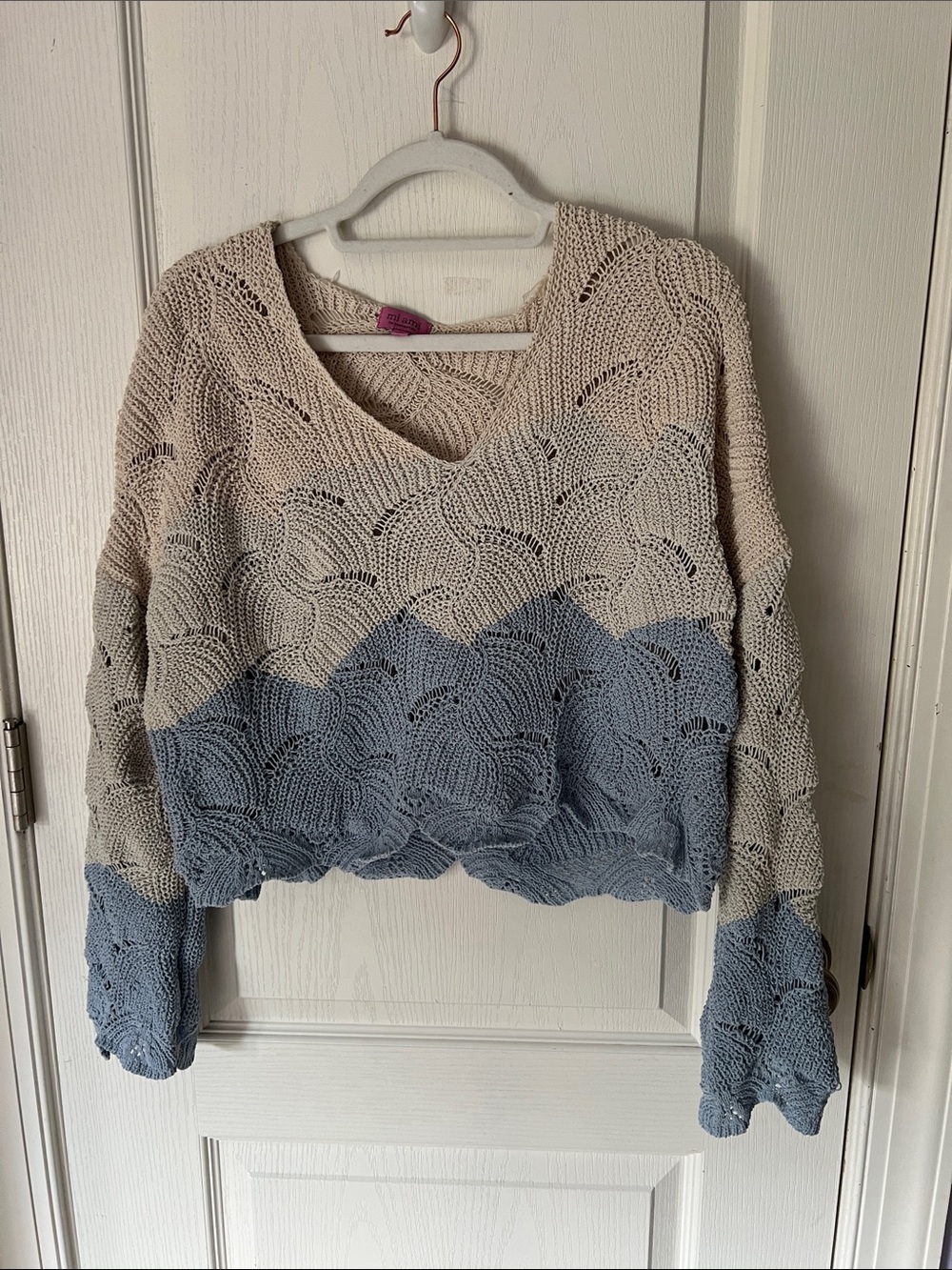 Miami (Francescas) Crop Crocheted Sweater